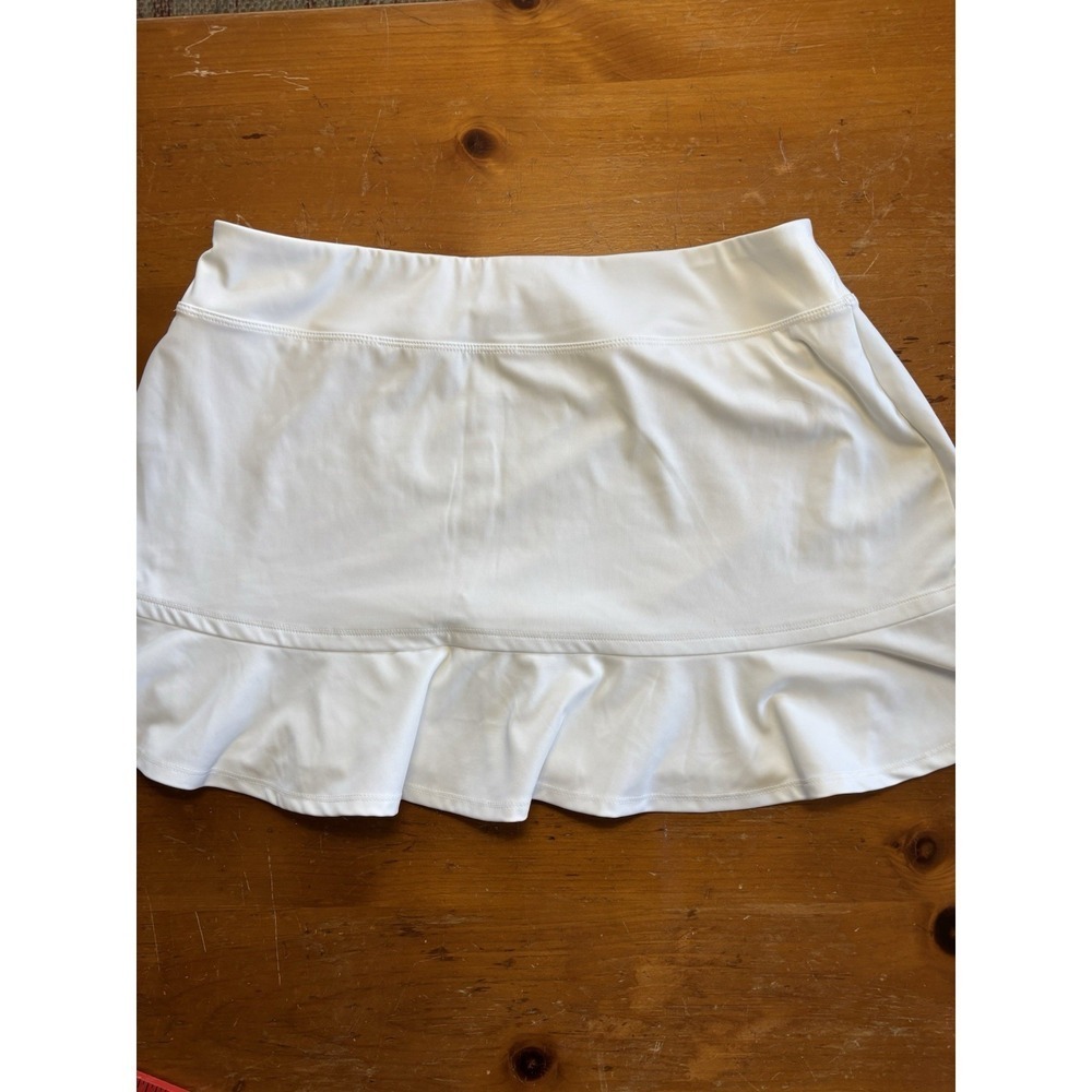 Tommy Bahama Golf Skort Womens XL White Outdoor Activewear Stretch Tennis EUC